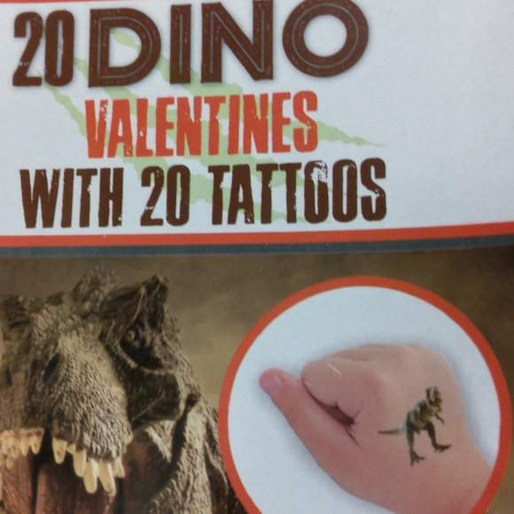 NIB | 20 🦖 Dino Tattoo Valentine's 🦕 - Picture 6 of 16